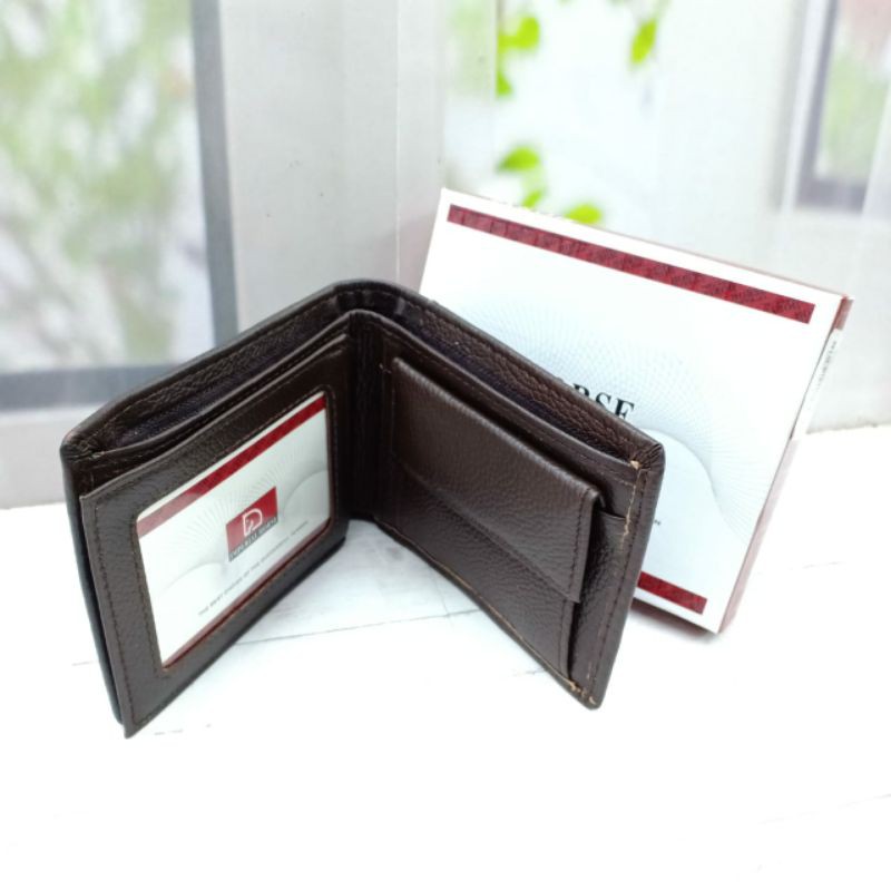 Dompet Kulit Asli. Dompet Pria Kulit. Dompet Imperial Horse Mini Tanpa Kancing