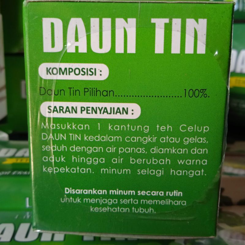 

teh daun tin