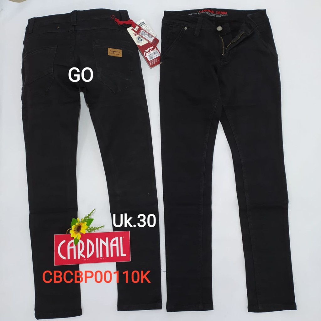 bb 30 CARDINAL CBCBP Celana Panjang Jeans Pria Pencil Stretch Slimfit Super Skinny Sobek Bermuda