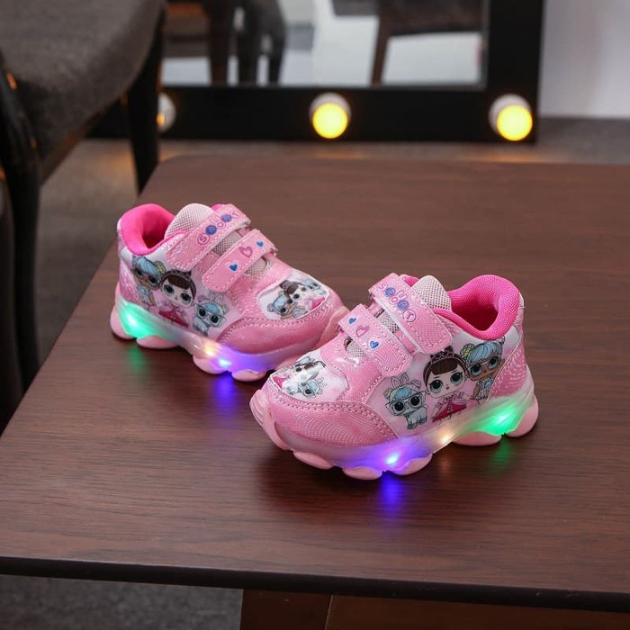 Sepatu anak led new LoL import size 21-30