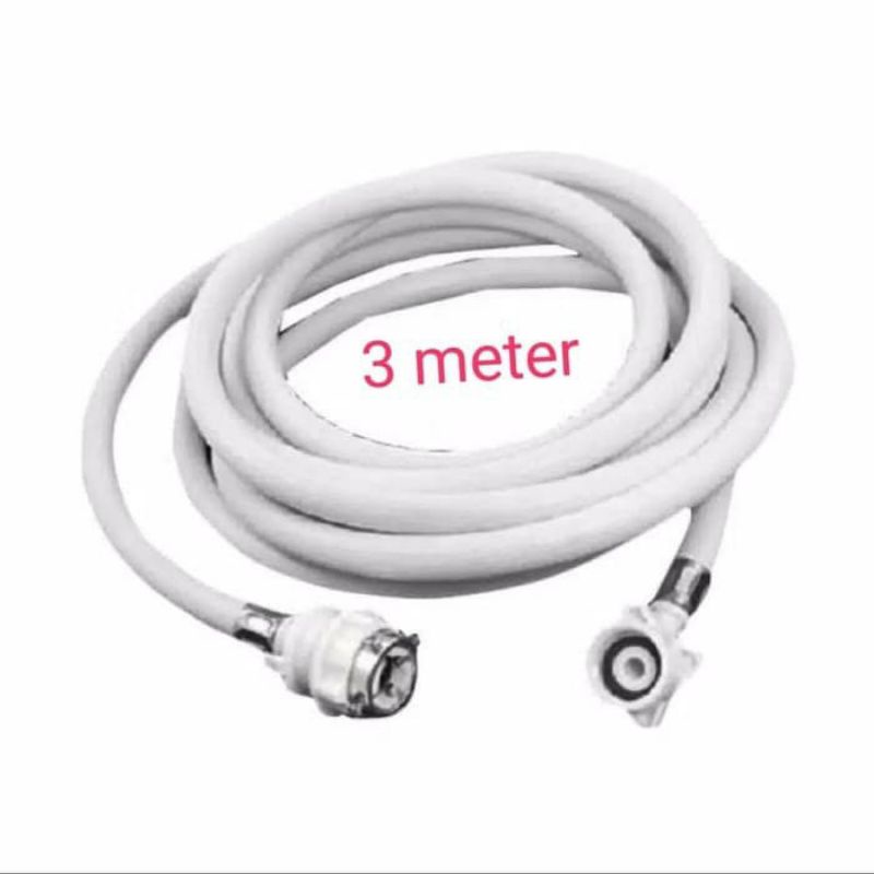Selang Mesin Muci, 2  &amp; 3  Meter , Inled , Inlet  , Selang Pemasukan Air Mesin Cuci