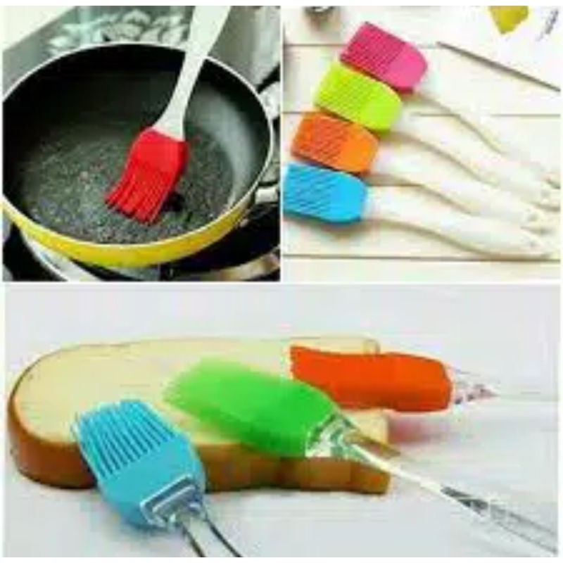 FREE BUBLE KUAS ROTI BBQ SILIKON FOOD BRUSH CAKE SILICONE