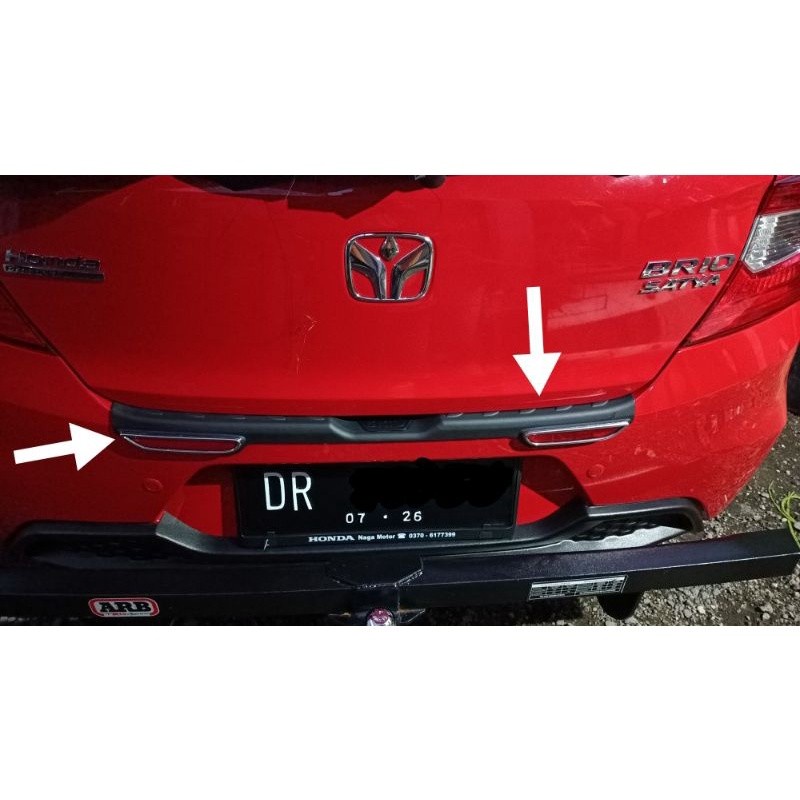 sillplate belakang mobil honda all new Brio