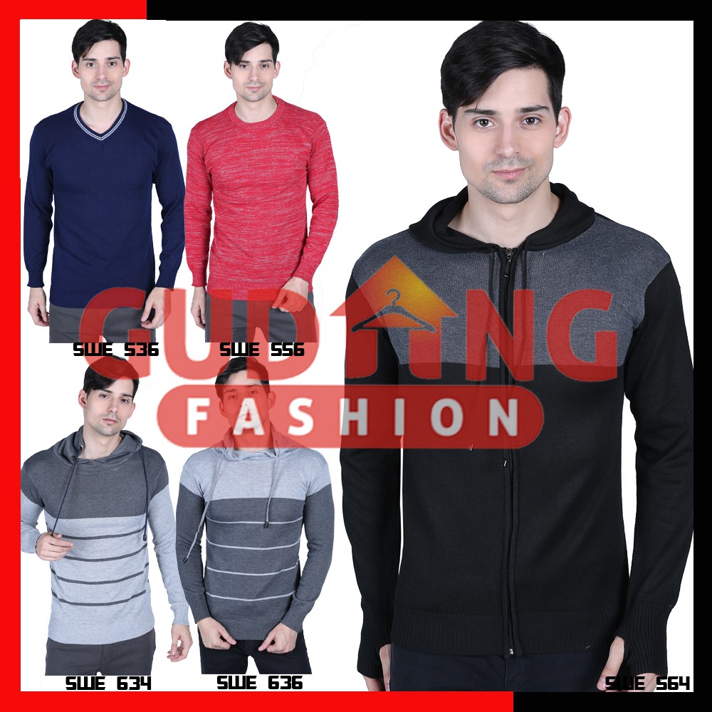 Sweater Rajut Pria Keren Modis Murah (COMB)