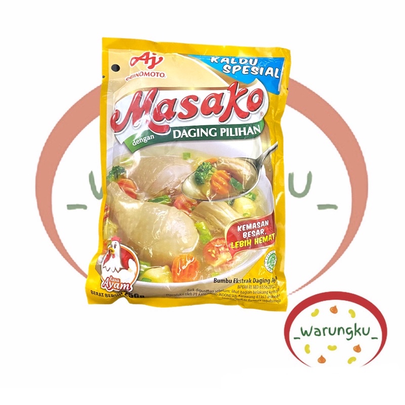 

MASAKO 250gr Rasa Ayam / Sapi Kaldu Bumbu Penyedap