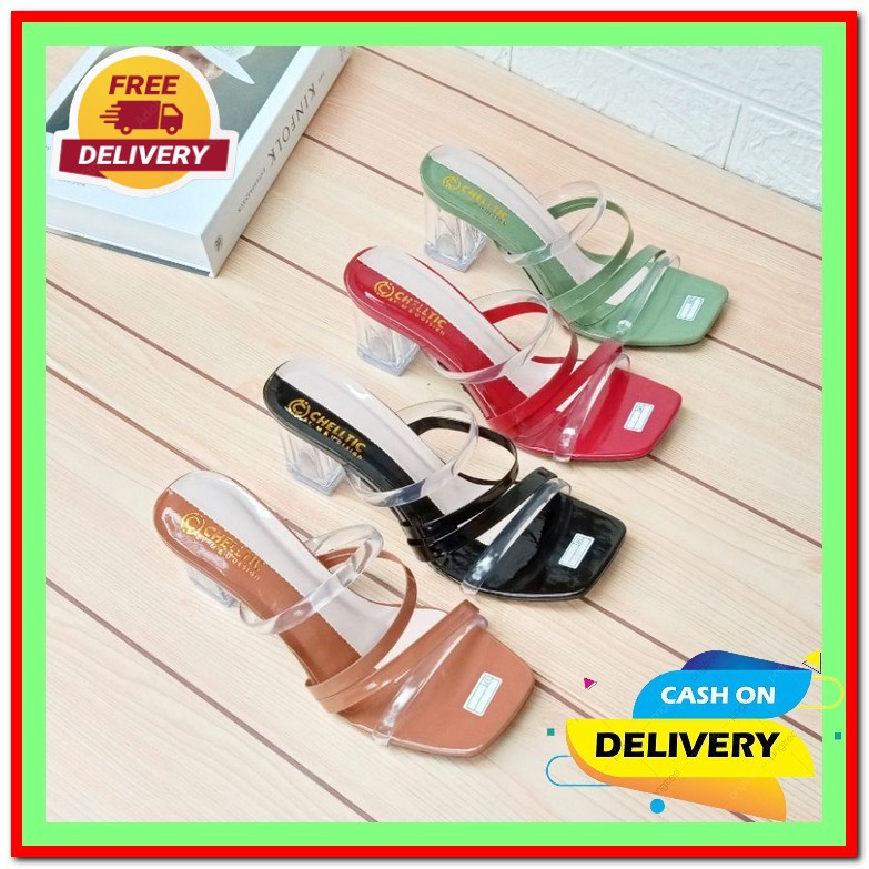 Sandal Pesta Sepatu Hils Tinggi Heals Wanita Mewah Hak Tahu Terbaru Queen Haigh Hill Murah Highhils 