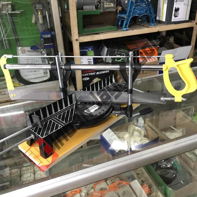 Diskon Gergaji Pigura Manual Prohex / Clamping Mitre Saw / Potong Sudut Diminati Banget