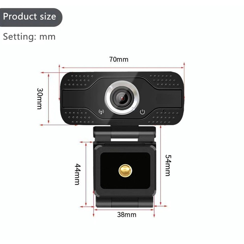 USB WEBCAM WEB PC CAMERA ZOOM MEETING GOOGLE MEET HD 1080P W 920 + MIC