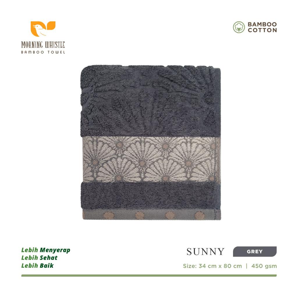 Terry Palmer Morning Whistle Sunny Bamboo Hand Towel 34x80 cm Handuk Olahraga Sport Jogging