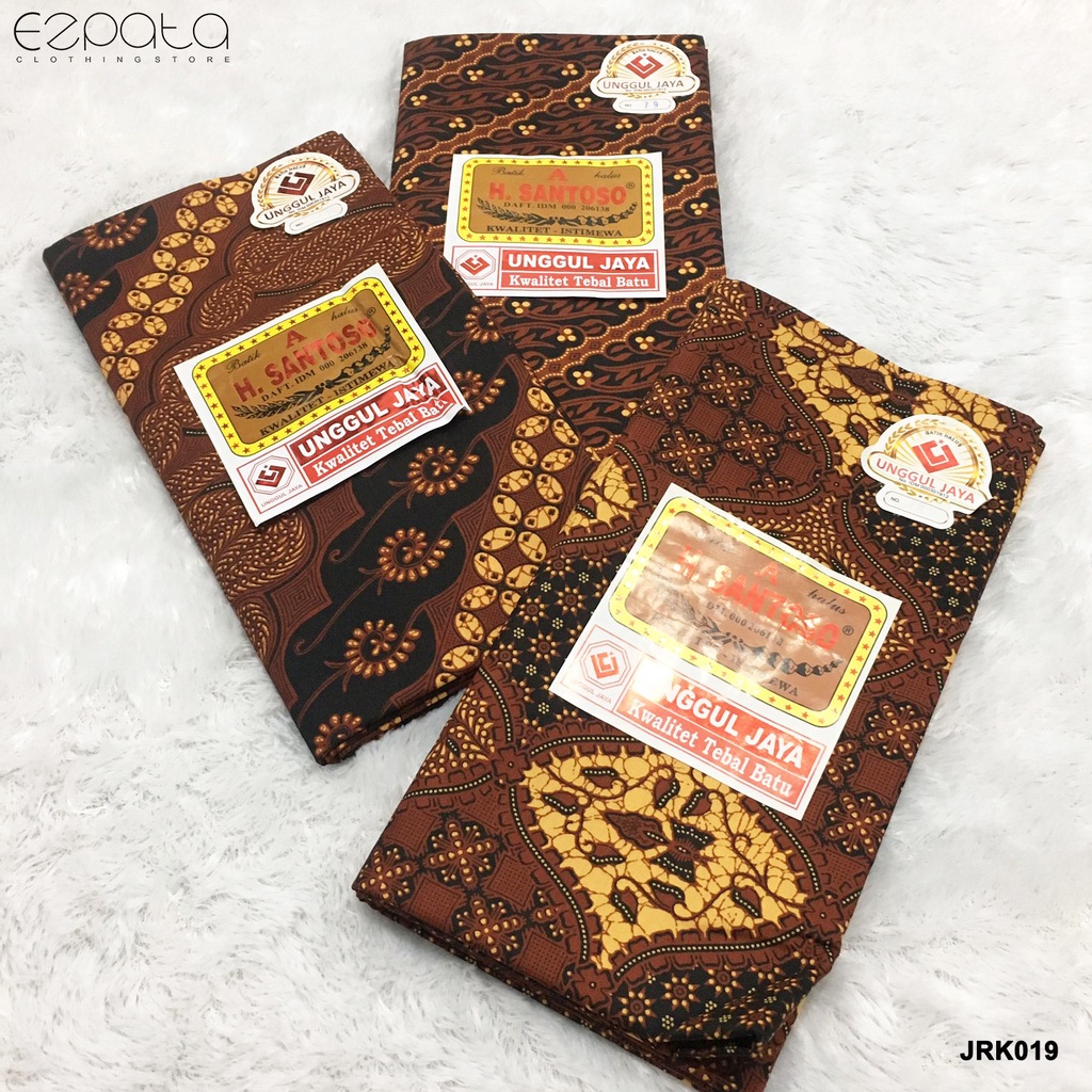 Ezpata kain batik halus Asli Pekalongan Jarik printing A H. Santoso halus tebal Kualitas Super motif RANDOM