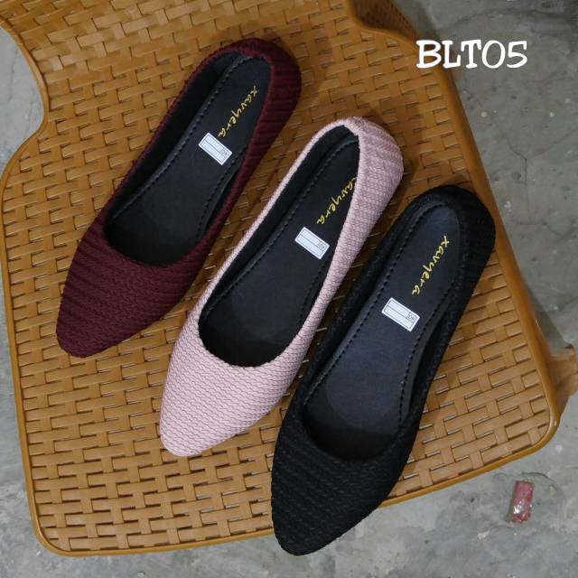 BORNEO  FLAT SHOES WANITA BAHAN KANVAS XAVYERA BLT05