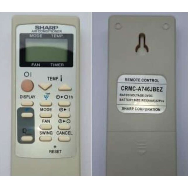 TERMURAH REMOTE AC SHARP REMOTE AC SHARP MURAH - CRMC-A746JBEZ