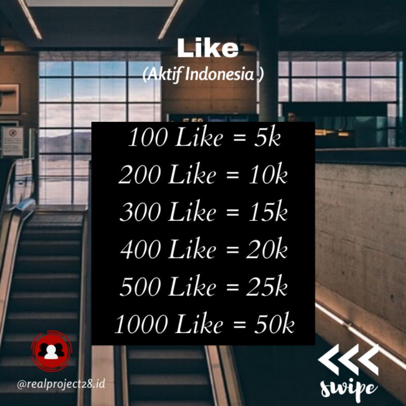 Jasa Tambah Like ig (100 Like)