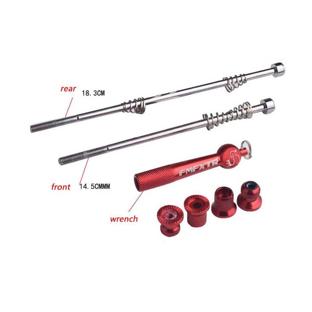 Lanfy Sepeda Tusuk Sate MTB Pengunci Keamanan Sepeda Jalan Gunung Kunci Pas Depan Belakang spindle Screw rod Locking Security Quick-release Anti Maling Tusuk Sepeda