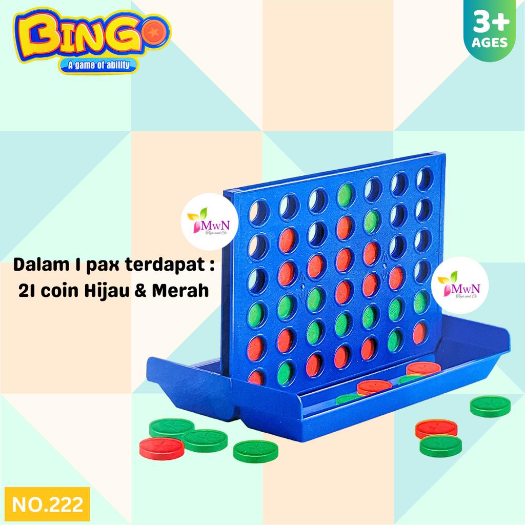 MWN Mainan Edukasi Line up BINGO Board Game No.222