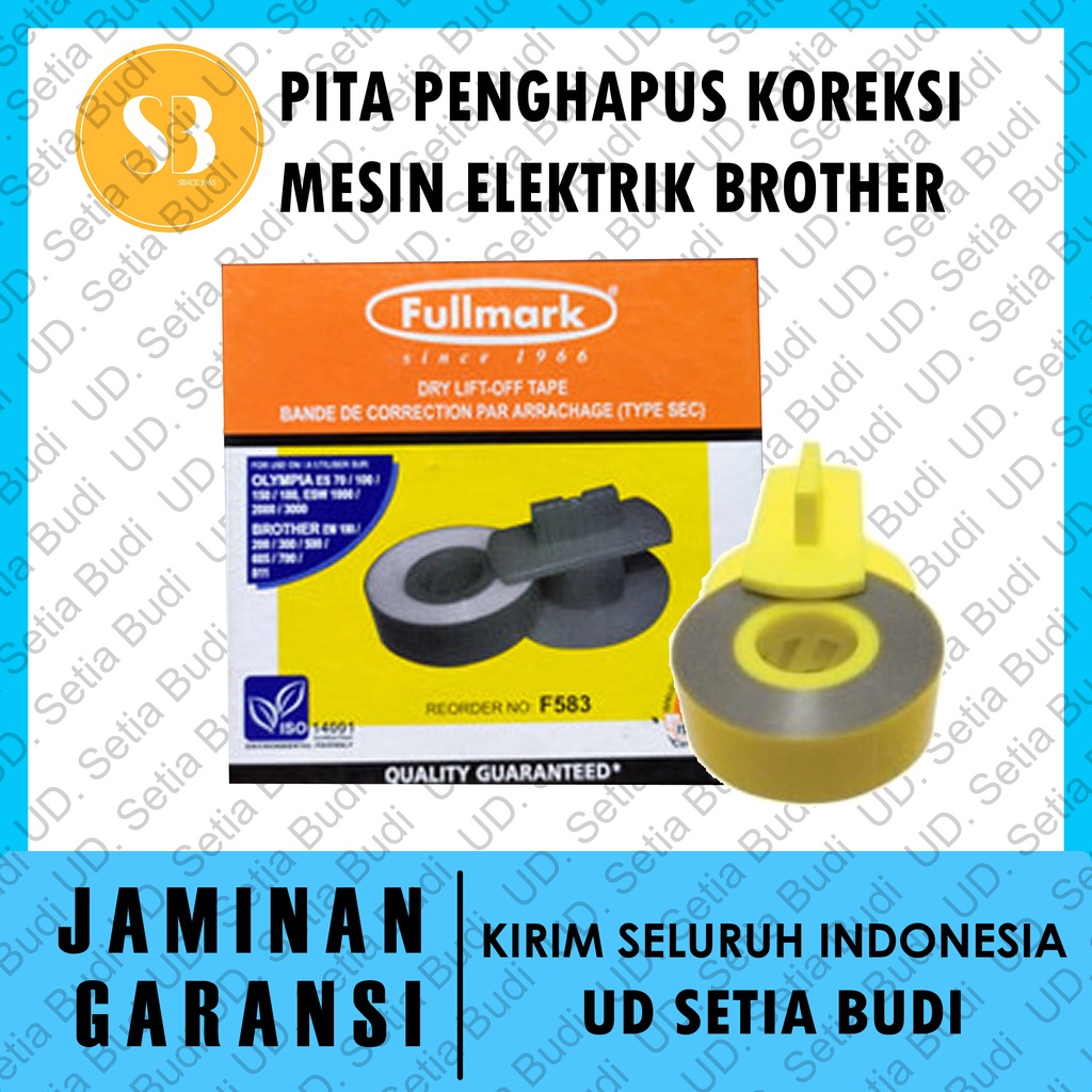 Pita Penghapus Koreksi Mesin Elektrik Brother