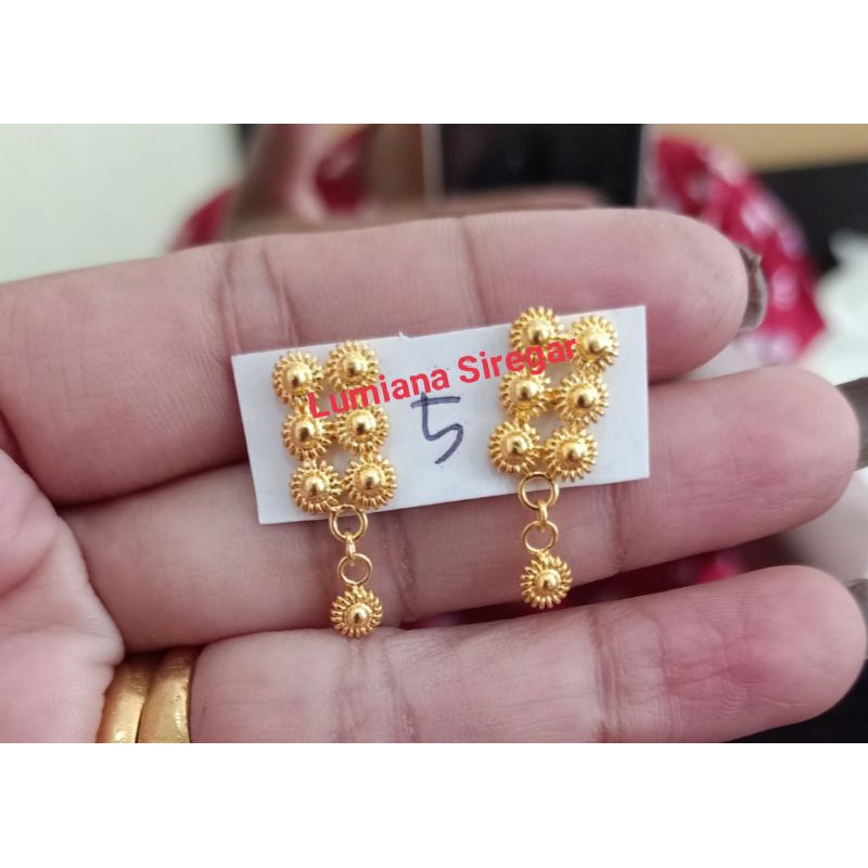 Kerabu Matahari Juntai Mas LM London 24k 99,9% Lumiana Siregar Emas Toba