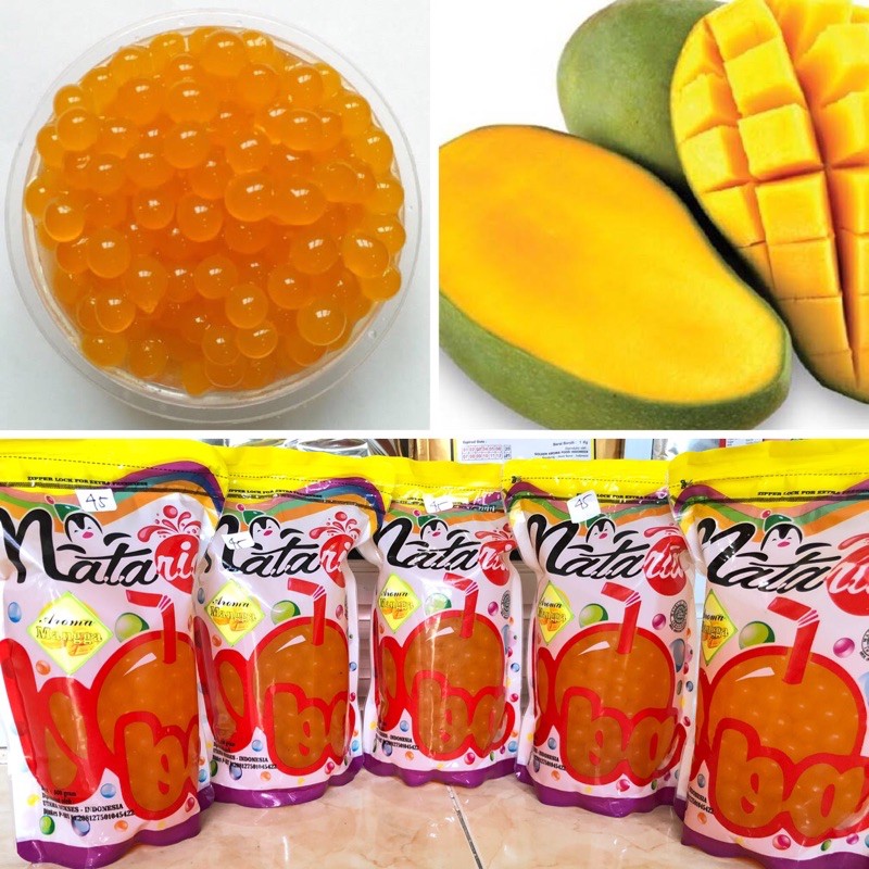

nataria popping boba mangga 500gr di denpasar bali