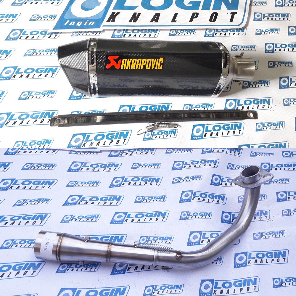 knalpot nmax aerox vario beat scoopy pcx xmax ADV mio vespa sprint lexi xeon Akrapovic-xmax
