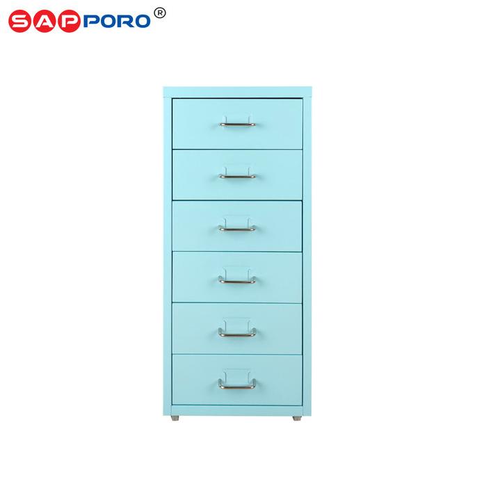 

[[COD]] SAPPORO ALZEY - Lemari Kantor | Lemari Besi Portable 6 Laci BERMUTU Kode 516