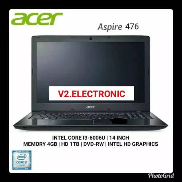 Laptop Acer Z476-31TB Intel Core i3-6006U | RAM 4GB | HDD 1TB | Windows 10