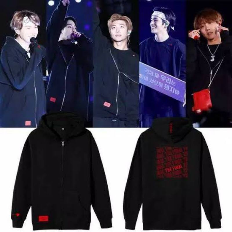 Jaket Zipper Bangtan Love Yourself The Final