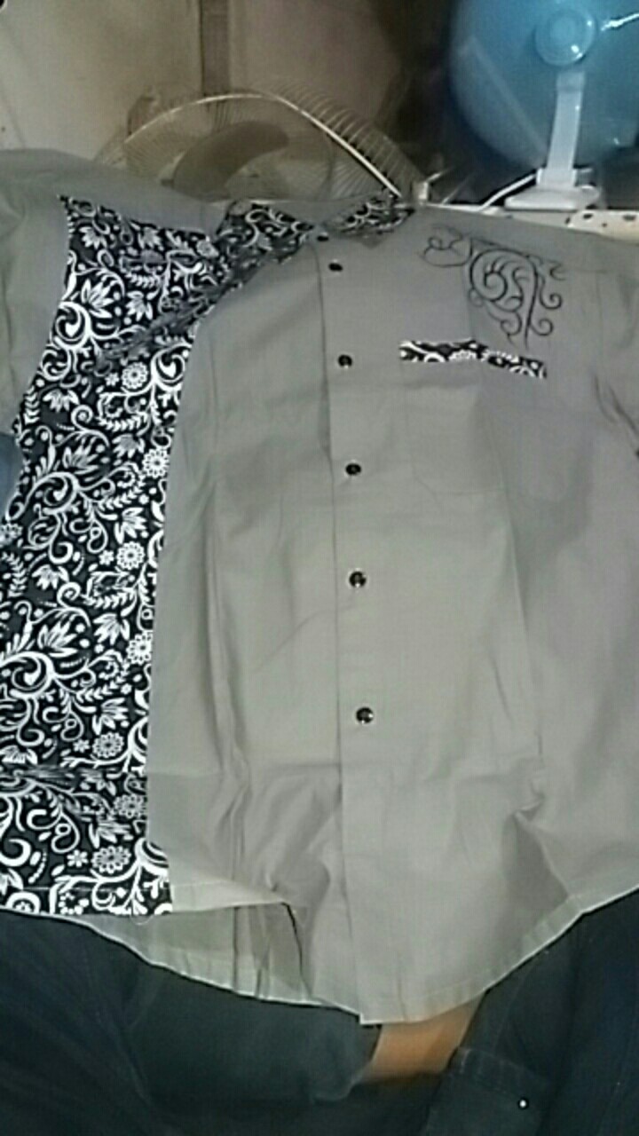 Kemeja Batik Pria Lengan Pendek / Hem Batik Pria / Hem Batik Fashion Motif Clurit Terlaris M L Xl