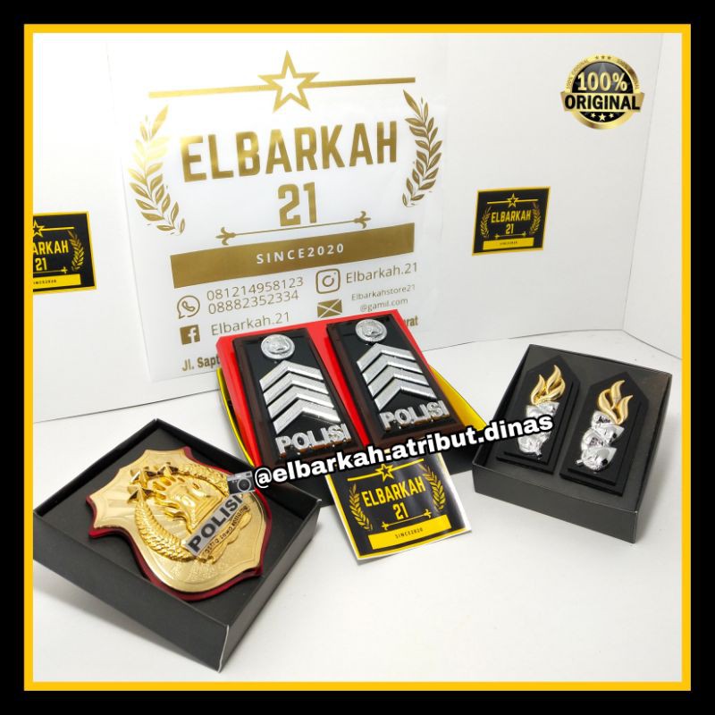 PAKET PANGKAT+MONOGRAM+KEWENANGAN FUL AKRILIK EXKLUSIVE TERBARU