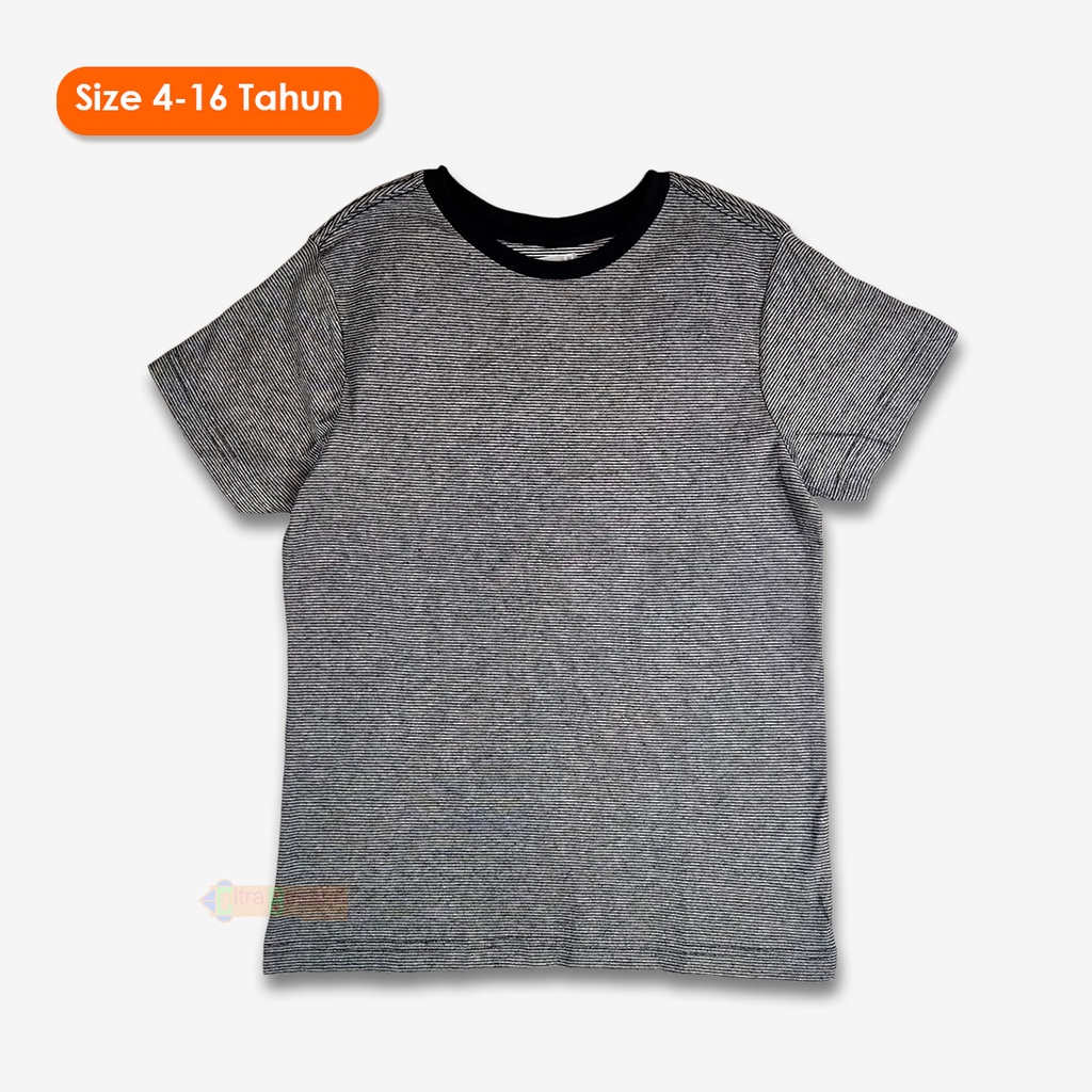 CRAZY 8 kaos salur cowok kaos branded anak laki laki kaos santai dewasa