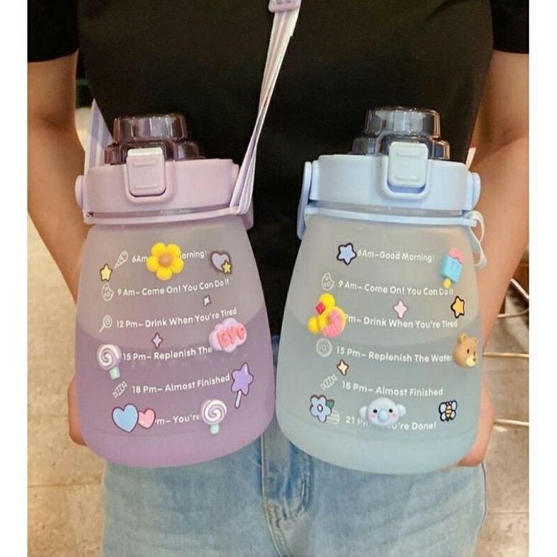 BOTOL MINUM VIRAL KOREA AESTETIC 1,3L TERLARISS...,,,,,