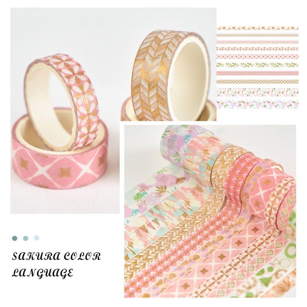 Nanas 10roll/Set Washi Tape Gadis Sastra Baru Hati Sedikit Segar INS DIY Bahan