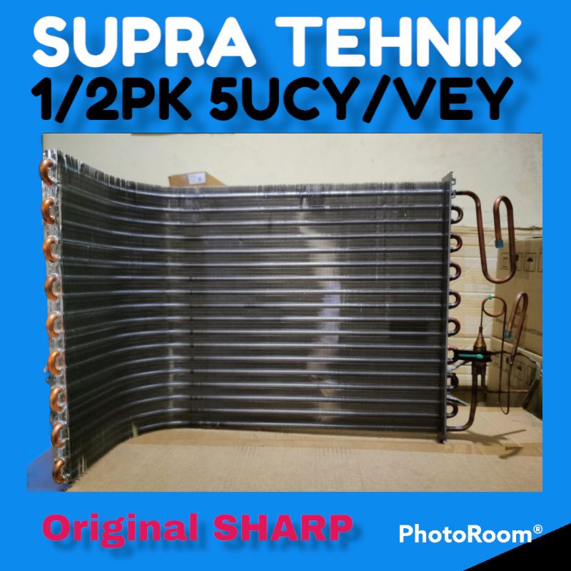 KONDENSOR AC SHARP TEMBAGA 1/2PK 5UCY/VEY ORIGINAL