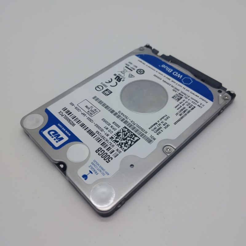 Hardisk 500GB WD Blue Slim Sata 2,5&quot; Inchi Baru 0 Days HDD 500GB For Laptop Notebook ps