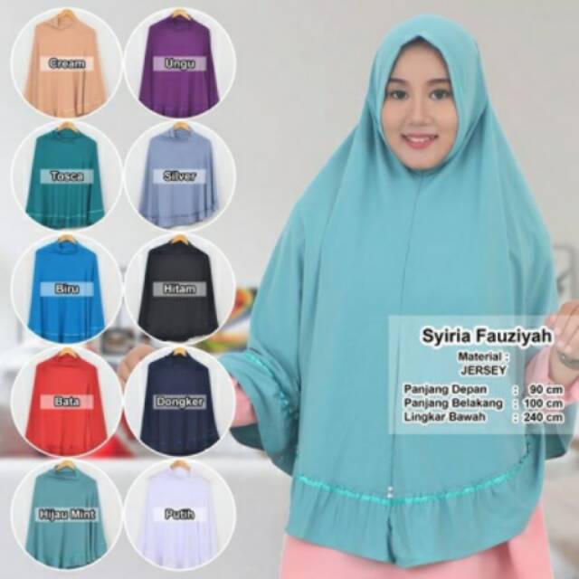 Orlin HIJAB POLOS SYIRIA FAUZIAH NON PET MATT JERSEY PREMIUM