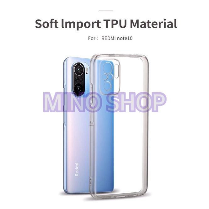 SOFTCASE TRANSPARAN XIAOMI REDMI NOTE 10 PREMIUM CLEAR SOFT CASE
