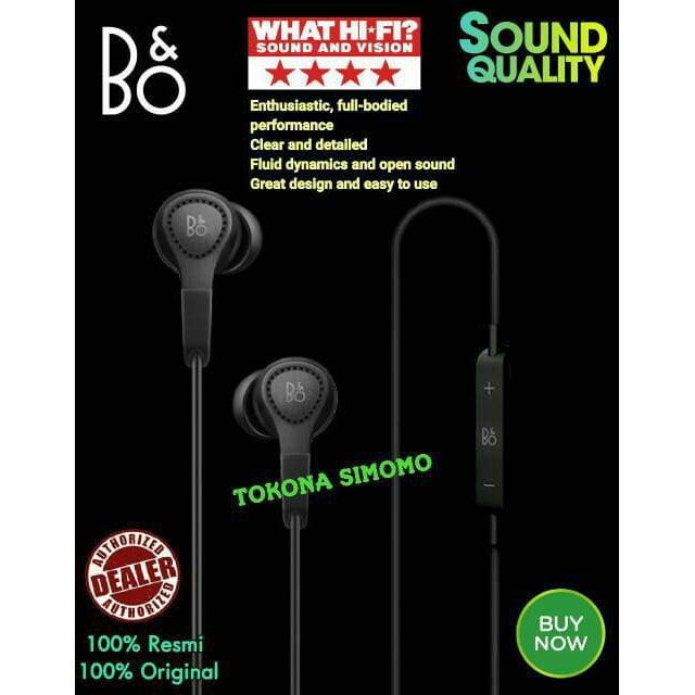 PROMO B&O H3 / Bang & Olufsen H3 2nd Generation In-Ear Headphones Original MURAH