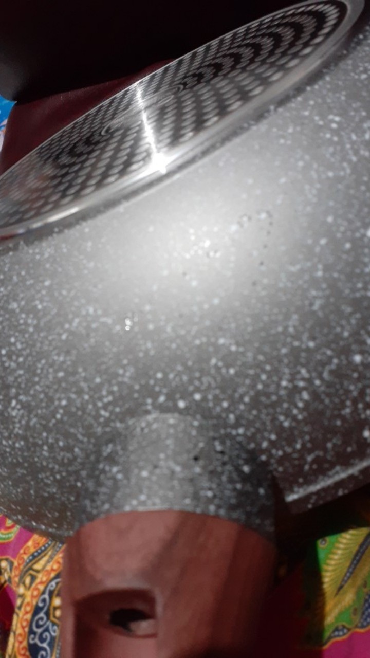 Cypruz Fry Wok / Wajan Penggorengan Marble Gg Kayu 28 Cm