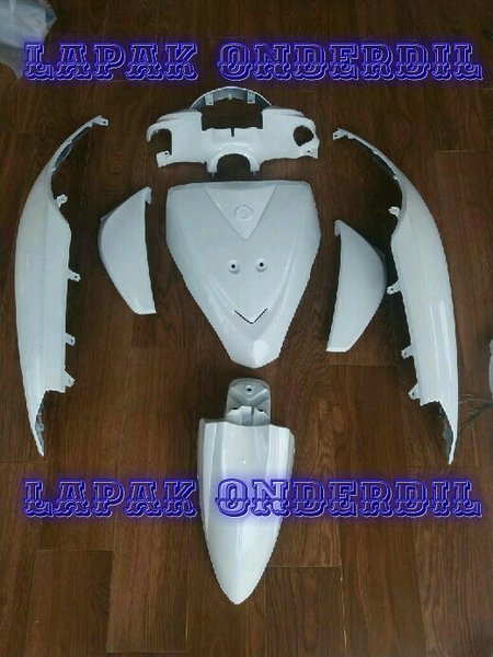 cover body mio j full set bagian halus putih