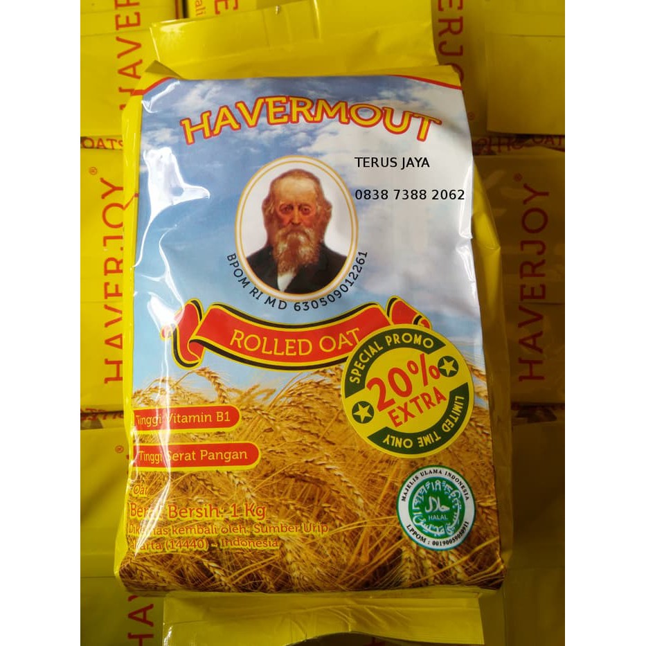 

Haverjoy Havermout Rolled Oat 1kg