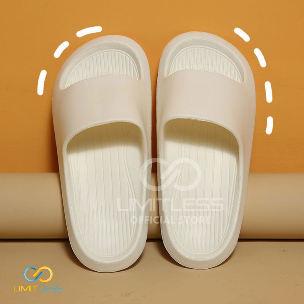 Sandal Wanita Limitless Selop Sendal Limitless Wanita Jelly Empuk Slip On Sandal Cewek Rumah Kamar Mandi