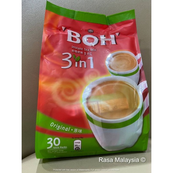 

Teh Boh Malaysia cemeron highland teh susu celup Malaysia kantong 3IN1