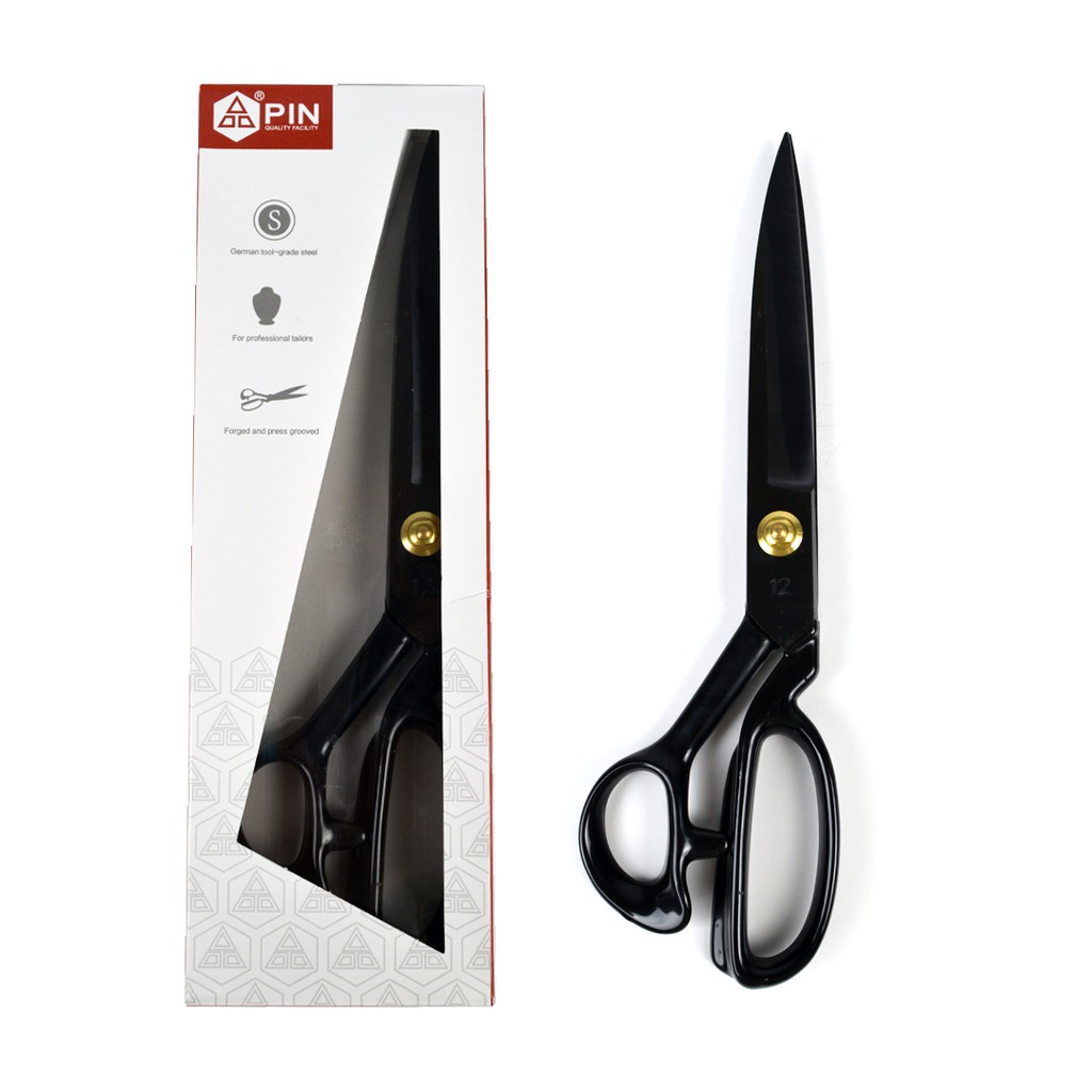 Gunting Potong Bahan Kain - Tailor Scissors Germany Quality PIN No. 12