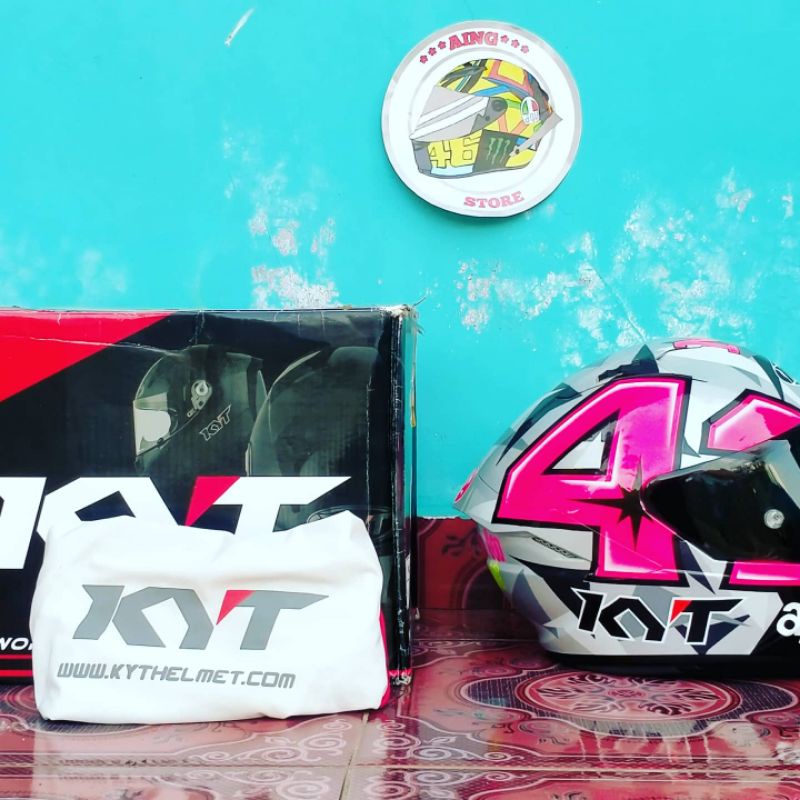 helm kyt nfr repaint espargaro not agv dql shoei nolan xlite arai xlite