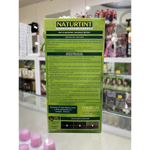 Naturtint Hair Color 150ml 4G Golden Chestnut