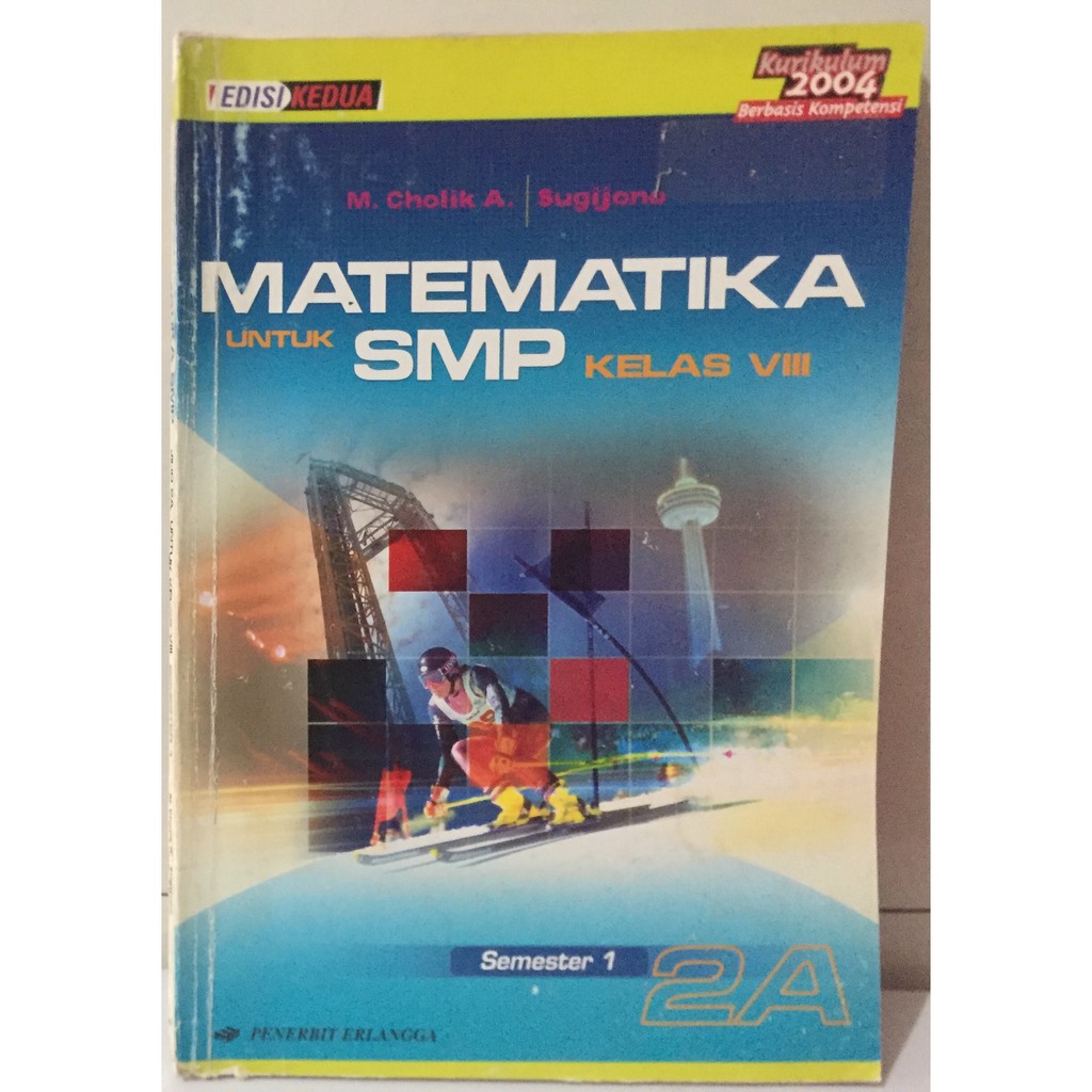 BUKU MATEMATIKA UNTUK SMP KELAS VIII JILID 2A KURIKULUM 2004