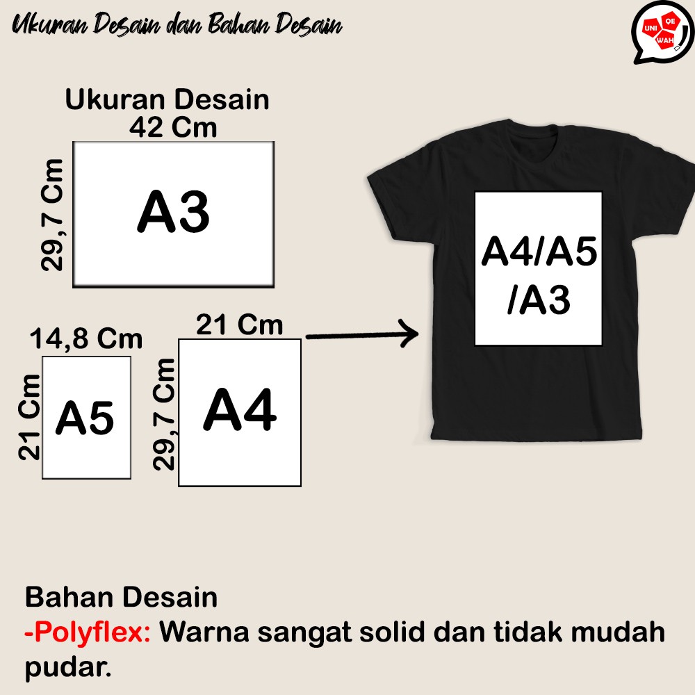 Sablon Kaos / Custom Cotton Combed 30s Koze (Poyflex) S-XL