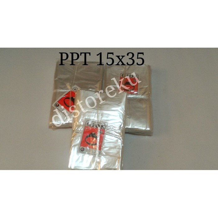 Plastik PP Tahu Tempe PPT Giok Tipis 0.02mm uk 15x35