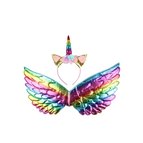 Kostum Sayap Unicorn / Unicorn Wings / Rainbow / Kostum Anak / Angel Wing