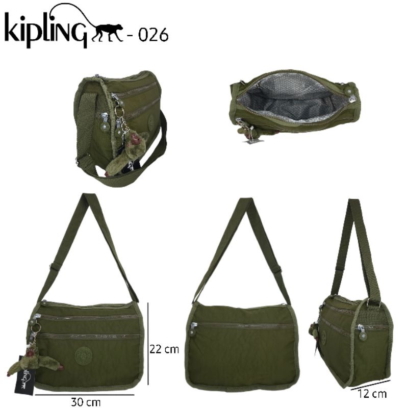 Tas Selempang Kipling Sedang kode 026 kualitas Import