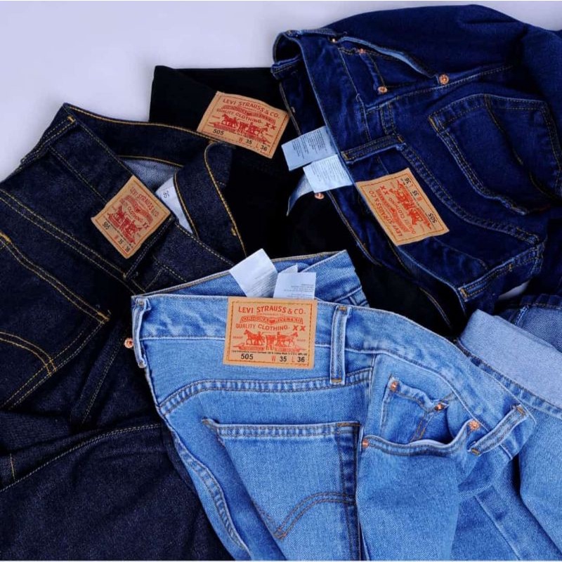 celana lea JEANS PRIA STANDAR REGULER jumbo ukuran 39 sampai 46